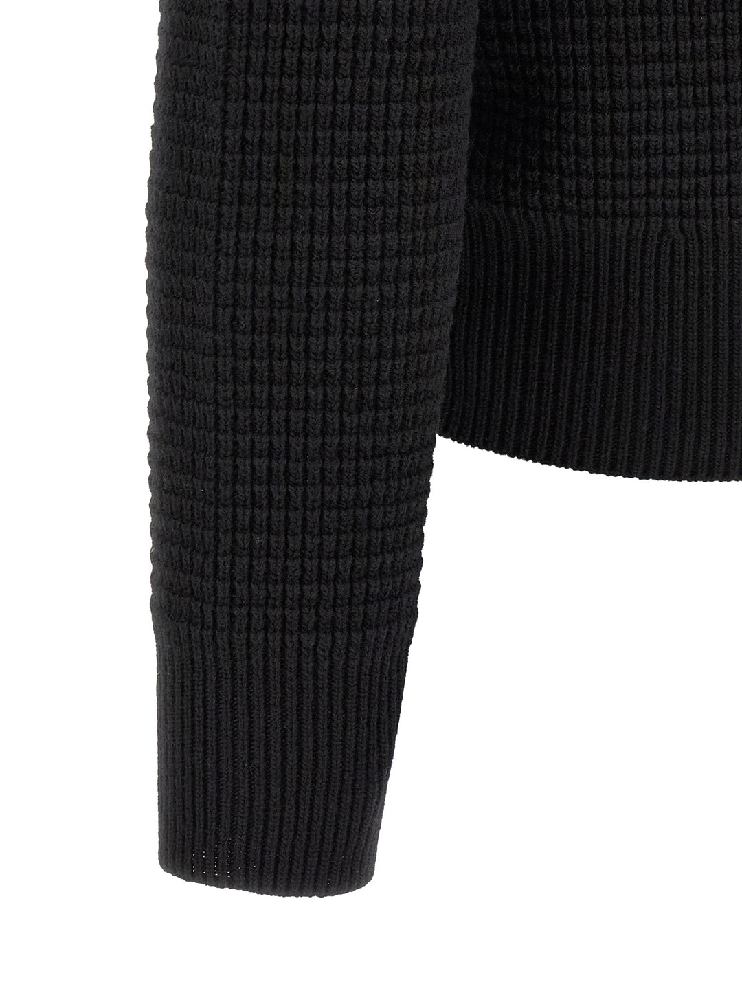 Moncler Cardigan With Front Padding Sweaters and Cardigans - Black | 9376e7cecfd0a6169c7018e627cc9963ad342f16