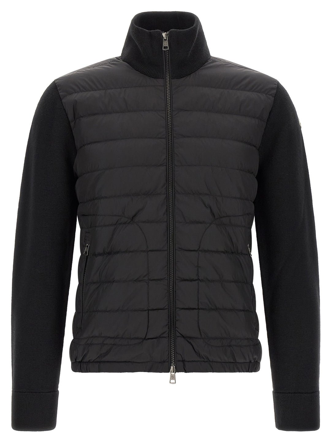 Moncler Padded Cardigan Sweaters and Cardigans - Black | 046e091fd9326a46ee33b5efd355922b1b457d22