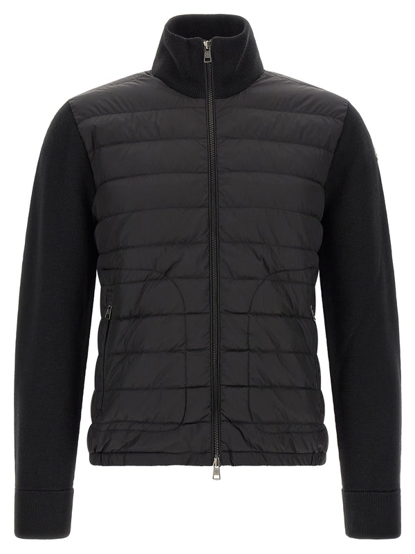 Padded Cardigan Sweaters And Cardigans Black