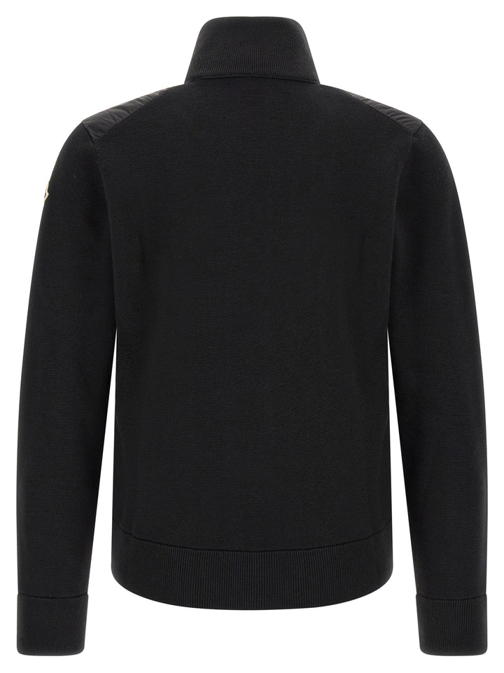 Moncler Padded Cardigan Sweaters and Cardigans - Black | c830d4444a06e0d788de0c2aab41ffbfd882cf9f