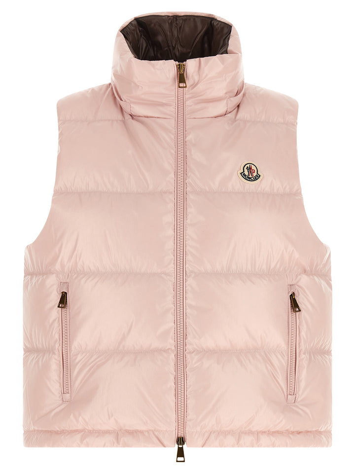 Moncler Niverolle Gilet - Pink | 93c8eeff2594804356f56b40369cb109e9917b4e