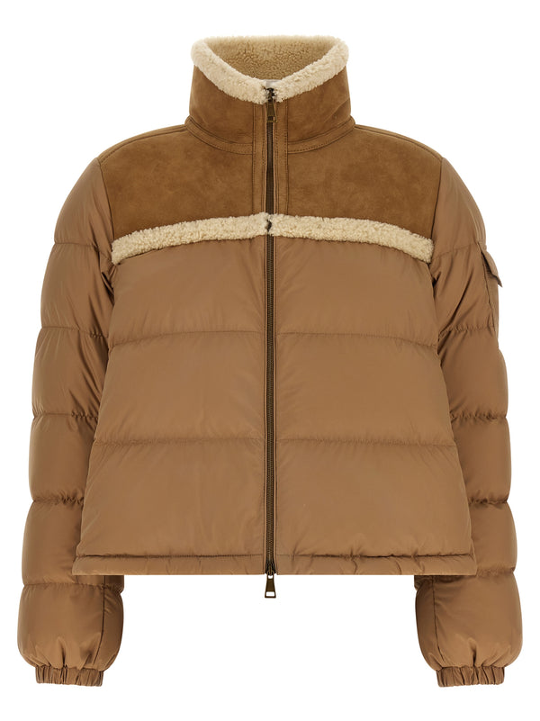 Aurore Puffer Jackets Beige