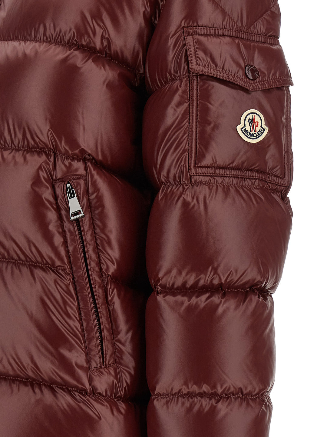 Moncler Maire Puffer Jackets - Bordeaux | 07f2cc471191a6af9954f80159142d65e855d6ea