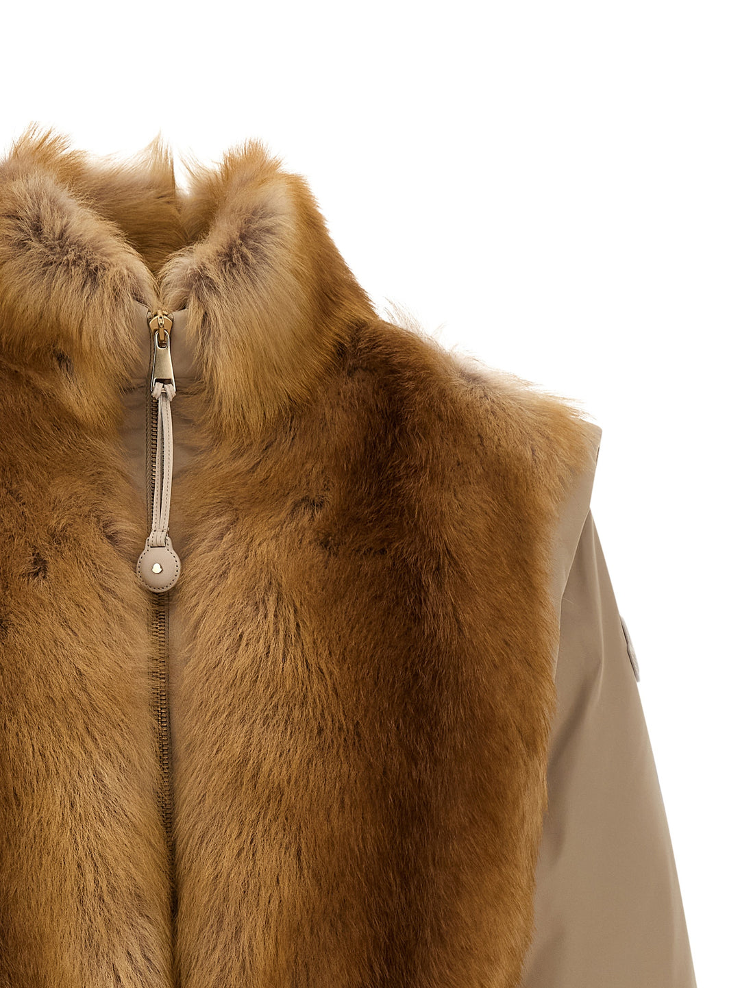 Moncler Blaireau Fur - Beige | 35f137afc1a2166e1bca7bd0955ad332cc17d5c3