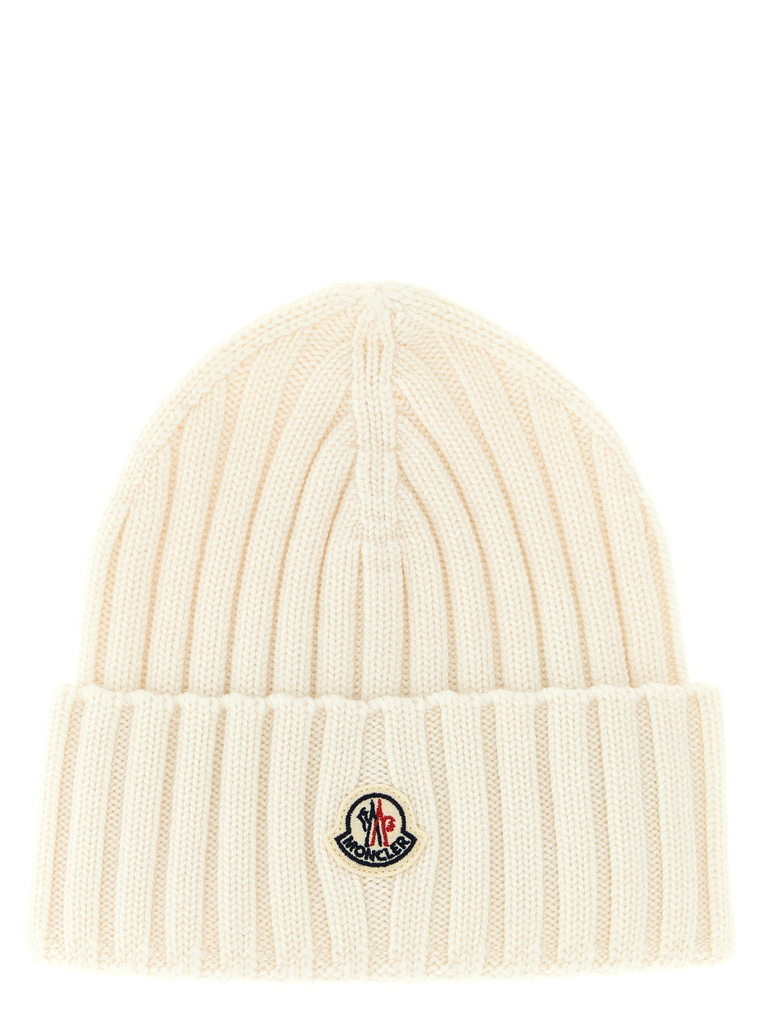 Moncler Wool Beanie Hats - White | dbed3e83092472703bcafce707cb5fa14b78613e