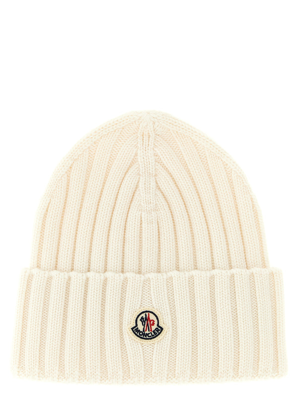 Wool Beanie Hats White
