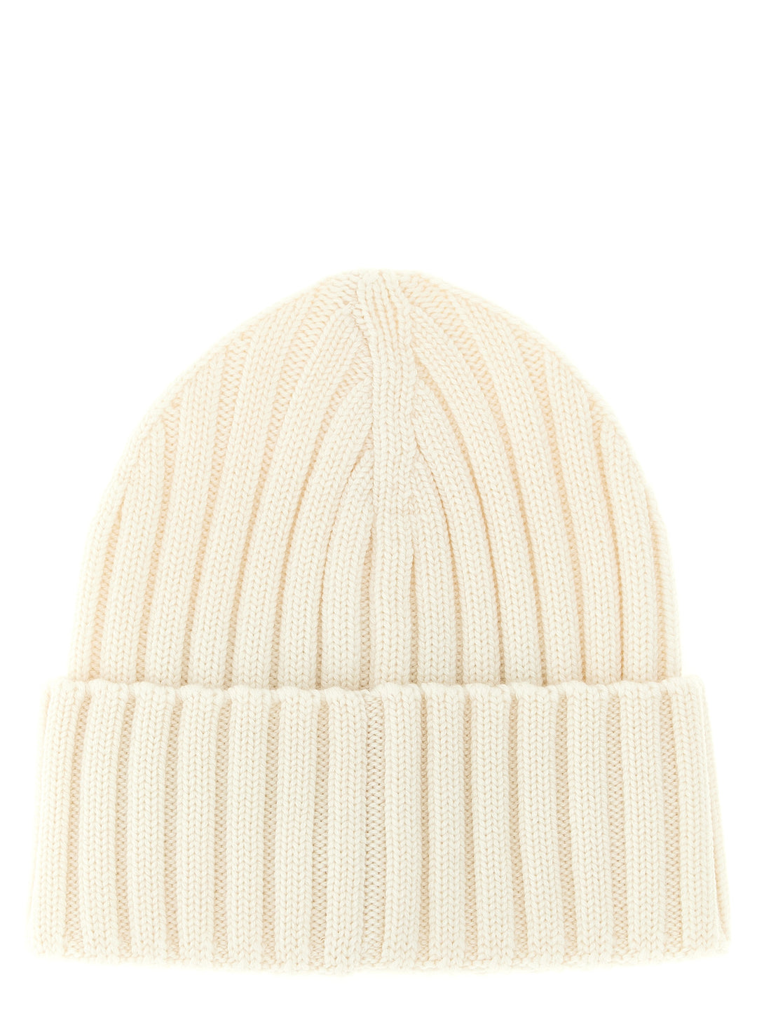 Moncler Wool Beanie Hats - White | 83117f789b0bdf4af0fa562052756d89076abde3