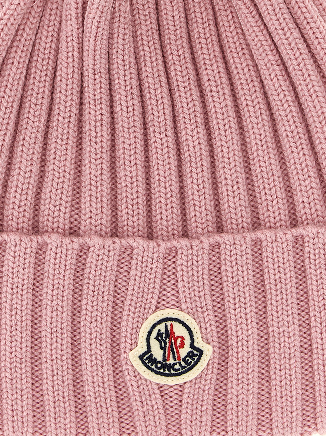 Moncler Pompon Wool Beanie Hats - Pink | 5bbf5aac761d82099499d2695706b86546462c7f