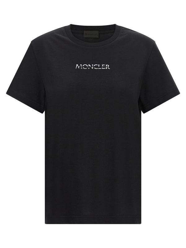 Logo Embroidery T-Shirt Black