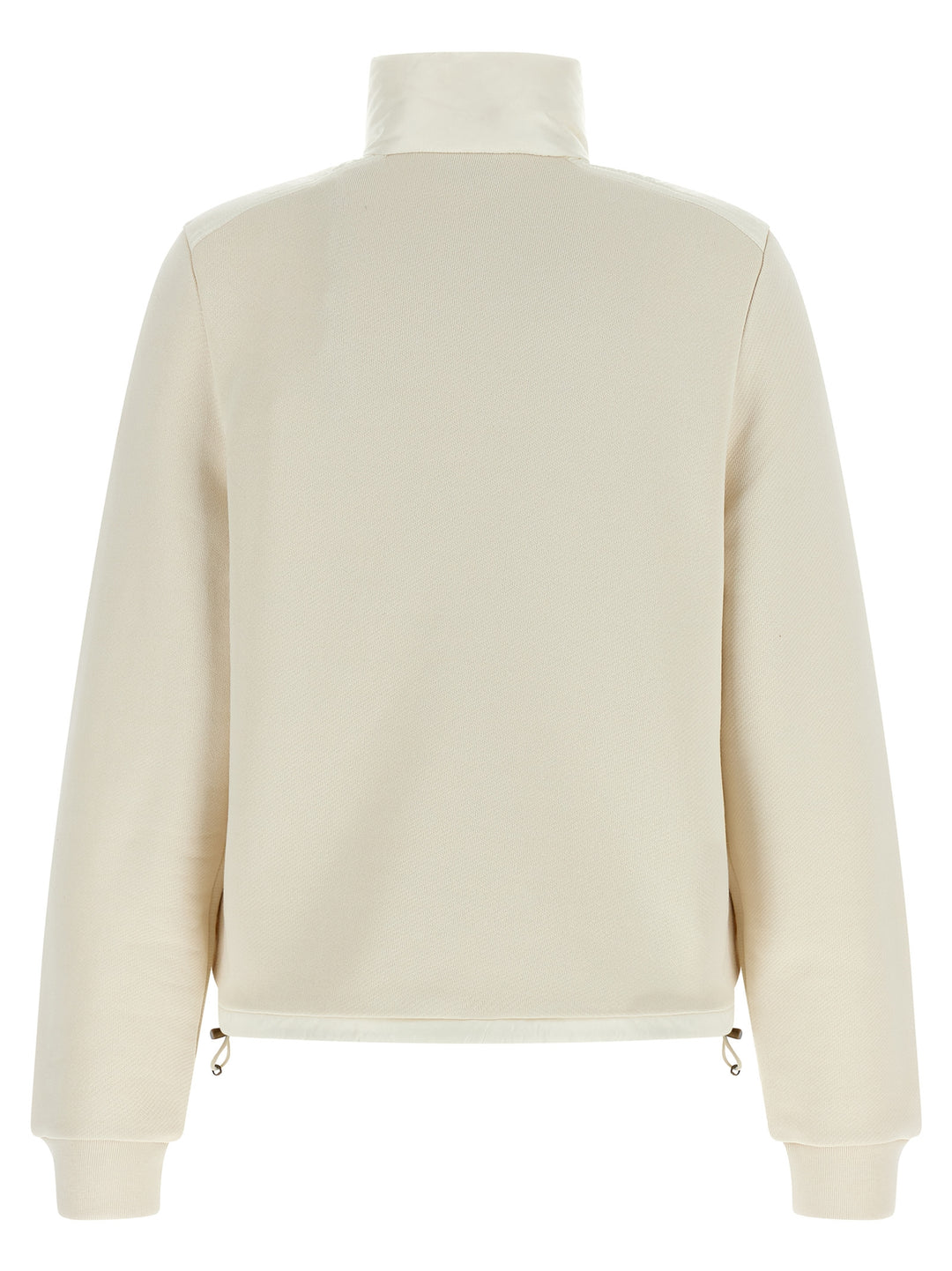 Moncler Two-Material Cardigan Sweaters and Cardigans - White | 62382d10828f2cfba65c869e8d83f6848327db41