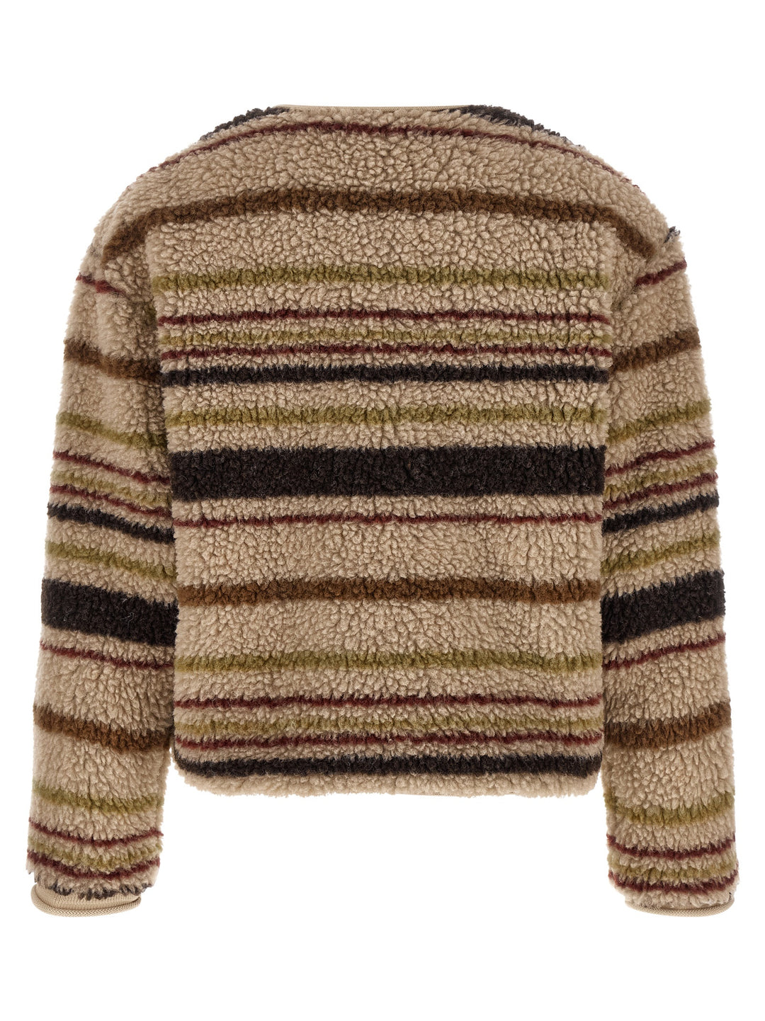 Moncler Teddy Effect Cardigan Sweaters and Cardigans - Brown | 042ddd815d904f6d5918d9f2ba38dbdf648c2847