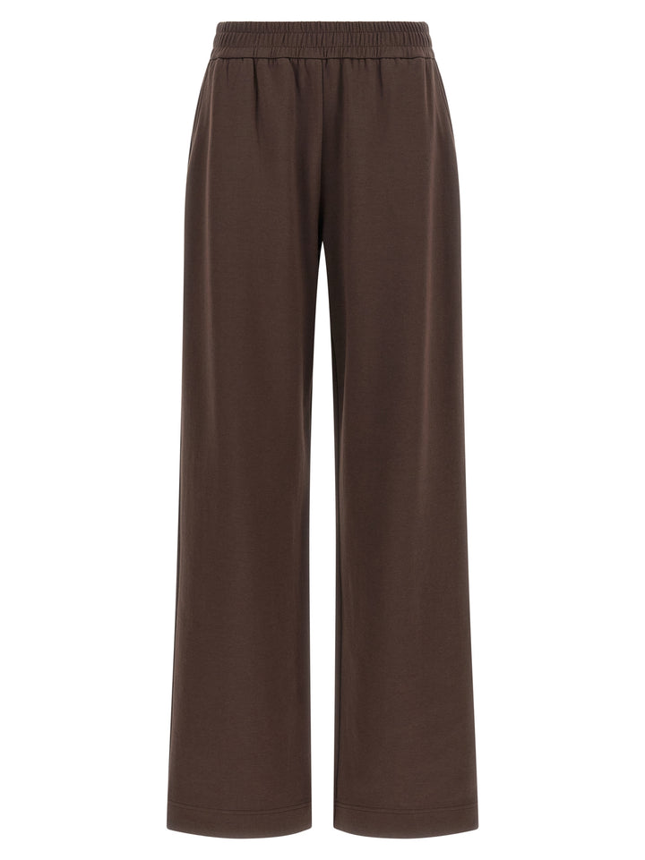 Moncler Double Knit Joggers Pants - Brown | e19da20ad9677d3f3a78502fc17590c1976991c3