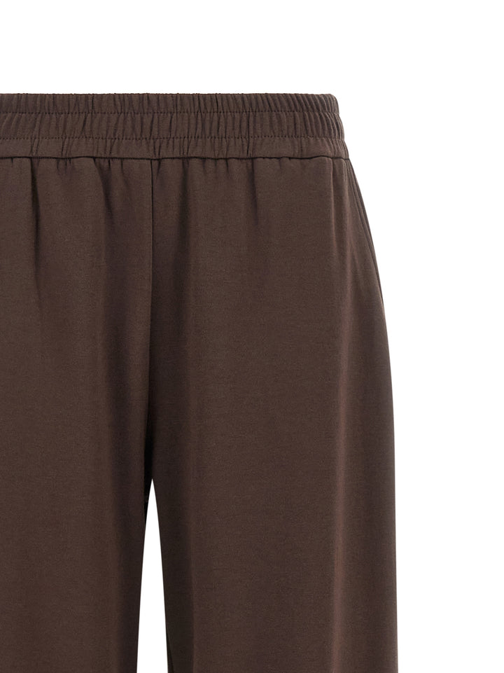 Moncler Double Knit Joggers Pants - Brown | b588680ded2d596c8b0c2c7bd9209cda6e448d03