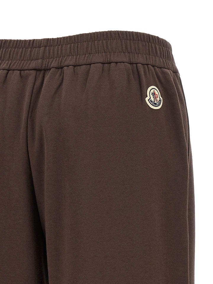 Moncler Double Knit Joggers Pants - Brown | a8e9909b39661755c2a3309aaa852439c59ecb31