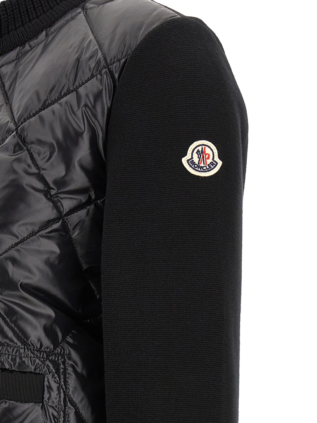 Moncler Padded Cardigan Sweaters and Cardigans - Black | fff500e37b2db83357148888127cb16be1c2da6a
