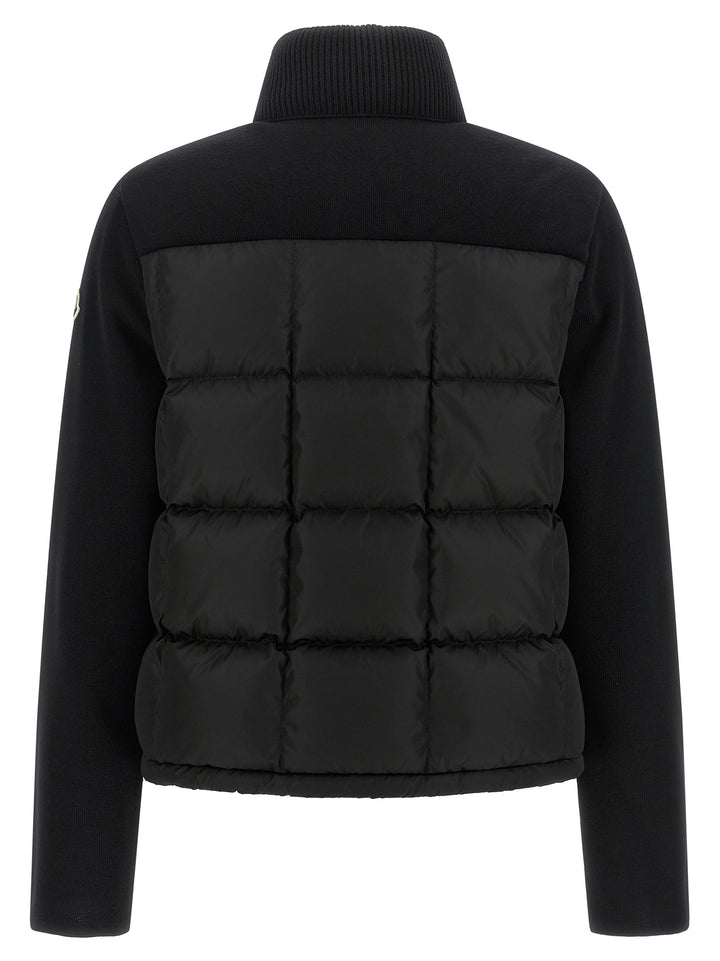 Moncler Padded Cardigan Sweaters and Cardigans - Black | a37ab3696f7aa6fcaa16049c14e01faf74e6b707
