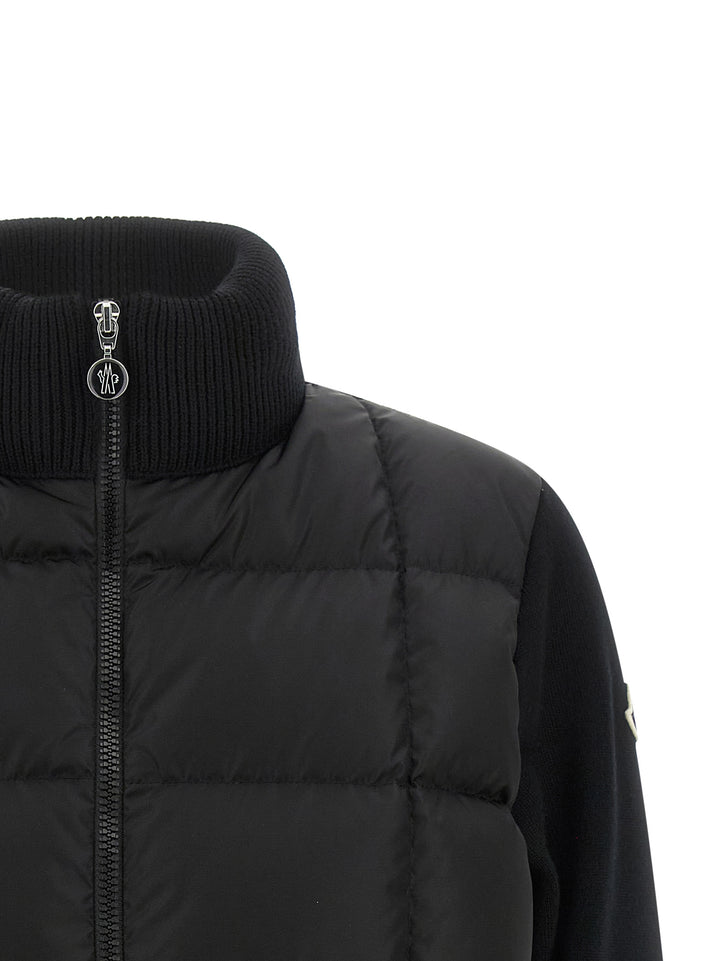 Moncler Padded Cardigan Sweaters and Cardigans - Black | cea38c862a213afc5d516c4df958cb501a4f2e0d