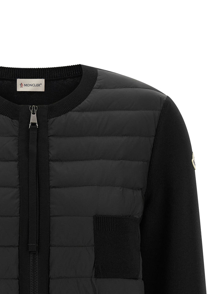 Moncler Padded Cardigan Sweaters and Cardigans - Black | e8a5460c2d3ce4ea65ab7b76442c47a80759dbcf
