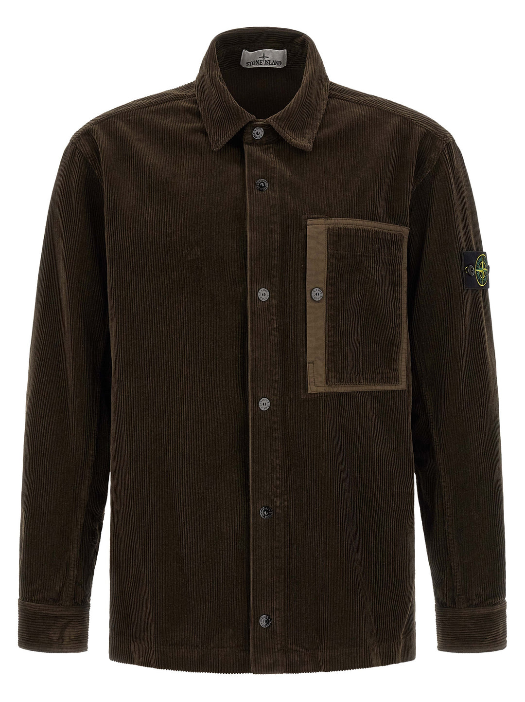 Stone Island 1200016 Shirt and Blouse - Brown | 758c34270076dee3078f1ab8804b1db70f992370