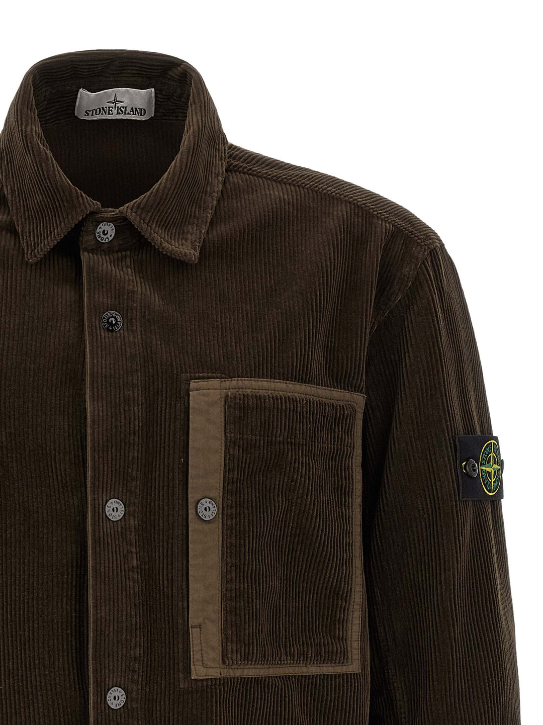 Stone Island 1200016 Shirt and Blouse - Brown | 1db82338a13e711ae0c8af0e812ae5bbcf76309a