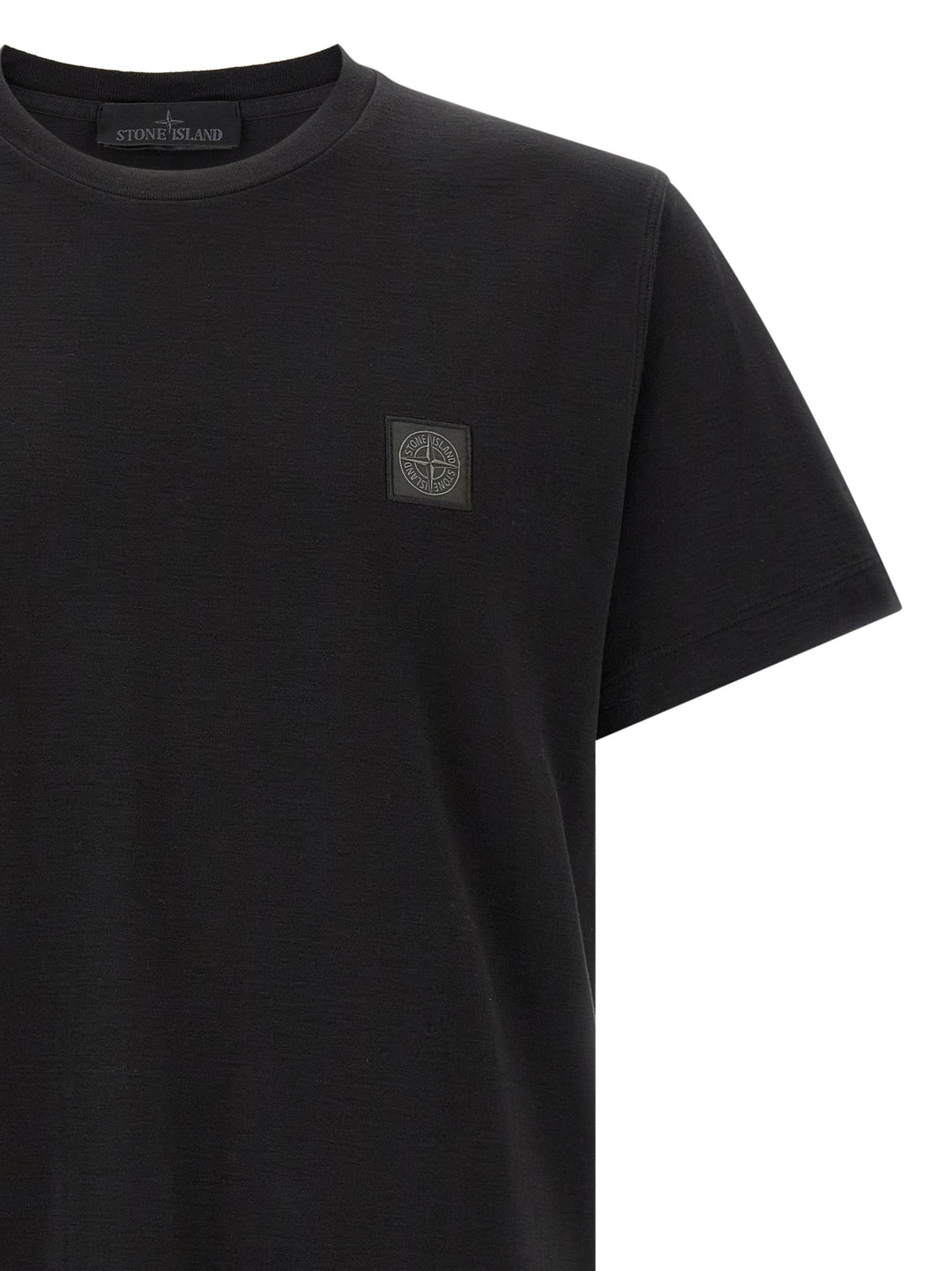 Stone Island Badge Stone Island Ghost T-shirt - Black | 758ce541500523f6e712eddc2579e758a31ddff7