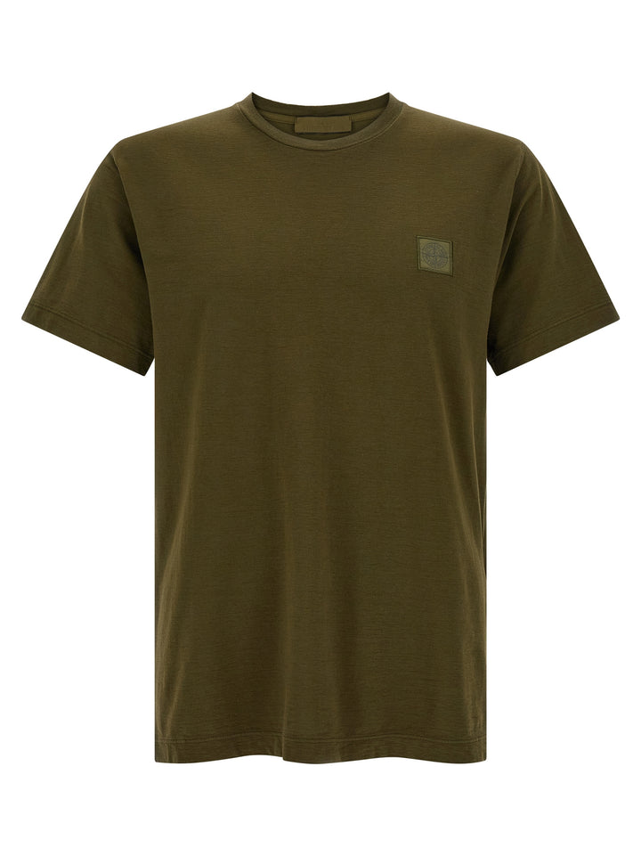 Stone Island Badge Stone Island Ghost T-shirt - Green | dbc7b2a2e4d22279c773deca7d32a6e748d112e6
