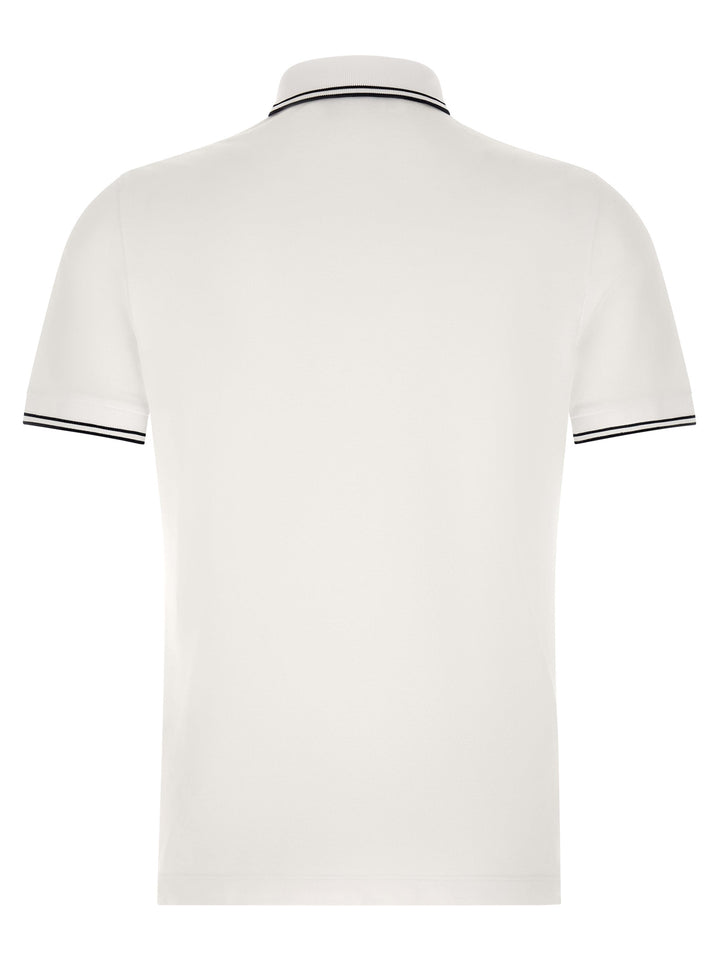 Stone Island 2200010 Polo - White/Black | f994b5e30b5d23c9aa05d76b6c442c95737e63e4