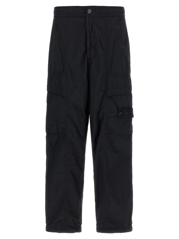 Badge Stone Island Ghost Pants Black