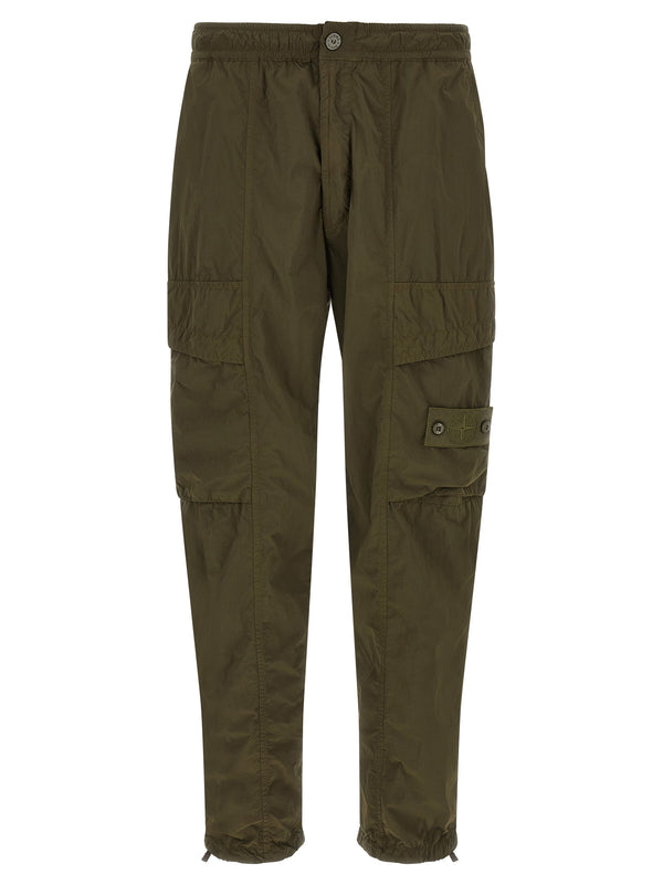 Badge Stone Island Ghost Pants Green