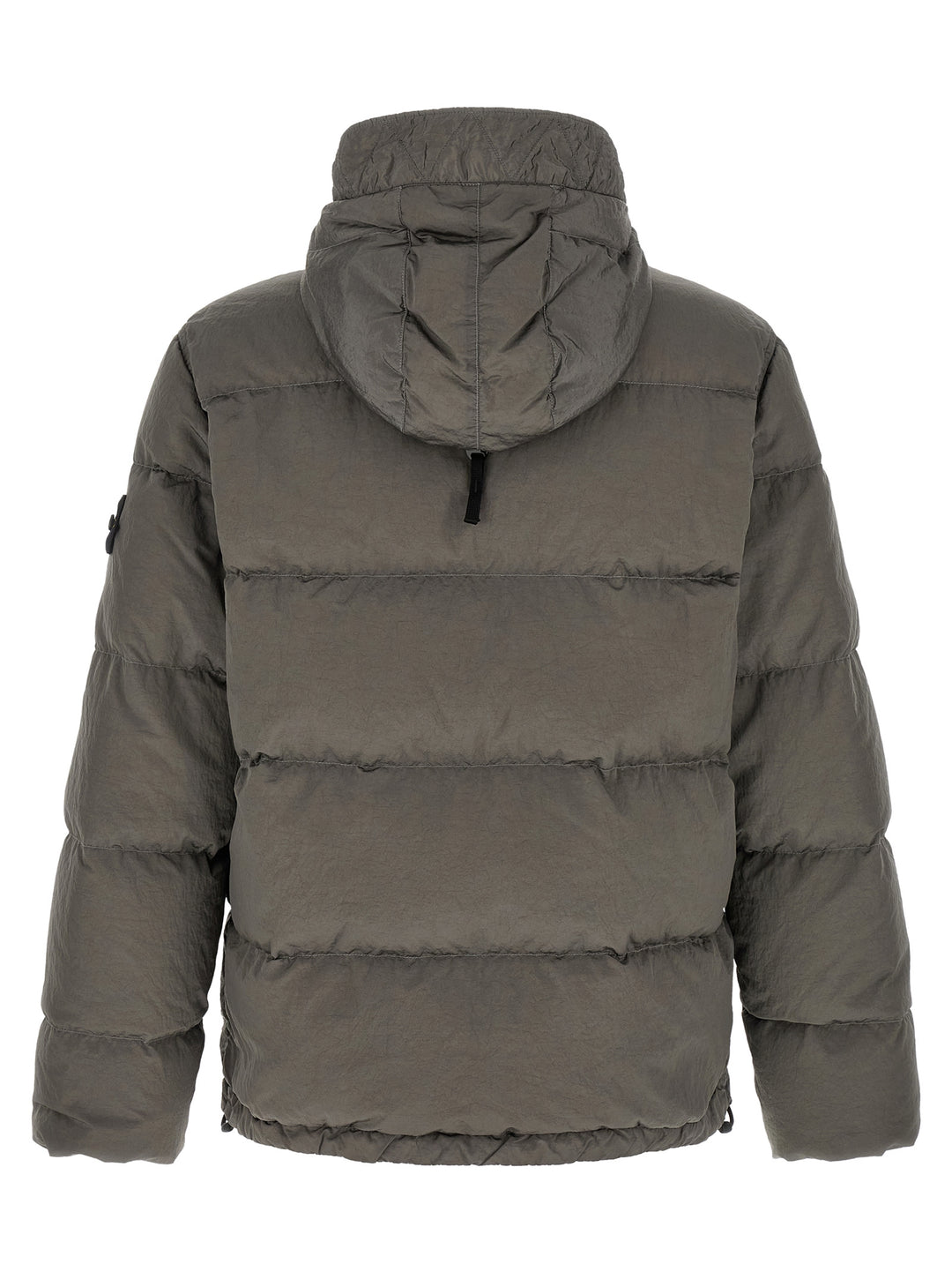 Stone Island Crumpled Effect Down Jacket Puffer Jackets - Gray | d9b62aa3f95fa05986b5a38ae61cb75d93e26aa6