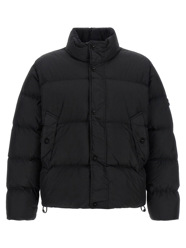 Short Down Jacket Puffer Jackets Black