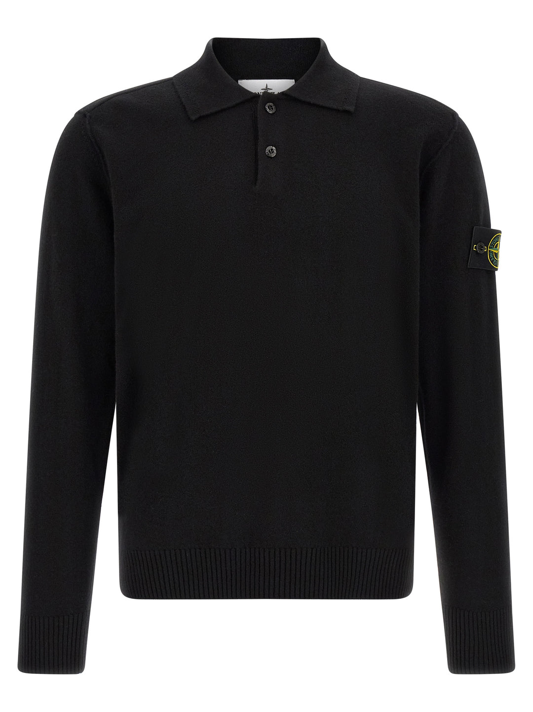 Stone Island Badge Stone Island Polo - Black | 5c038344bad726fb29c73db86ad98291b4d6d4cd