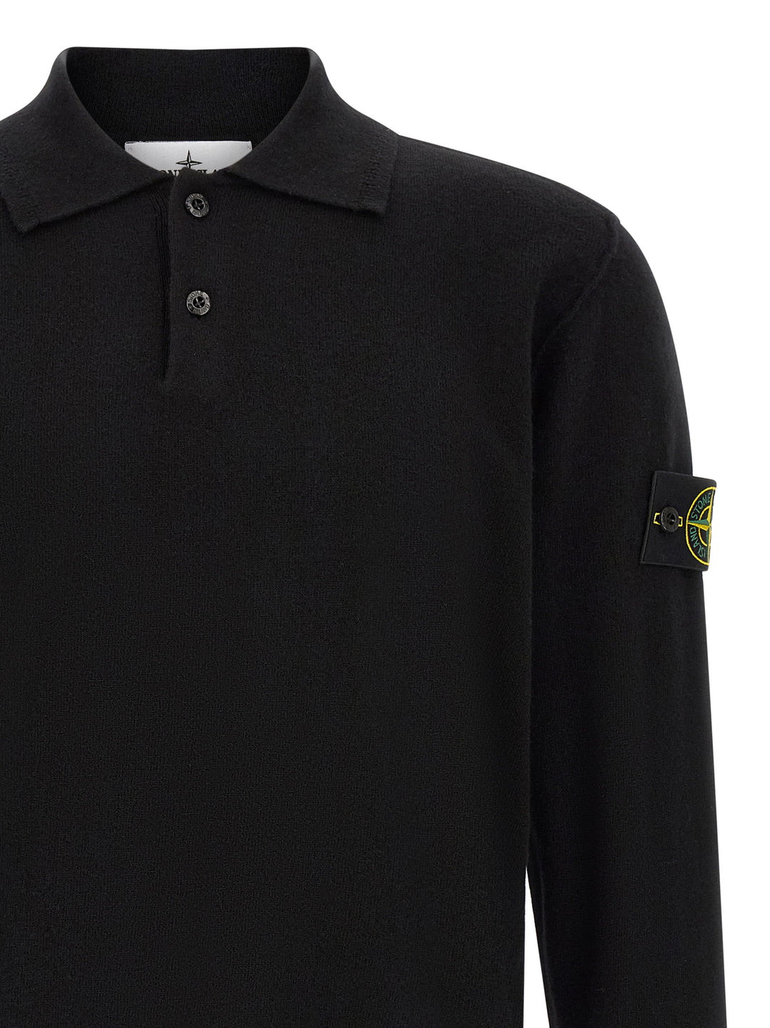 Stone Island Badge Stone Island Polo - Black | 599113f14e9aa4ac1adb0d69e89de4edcd3c9651
