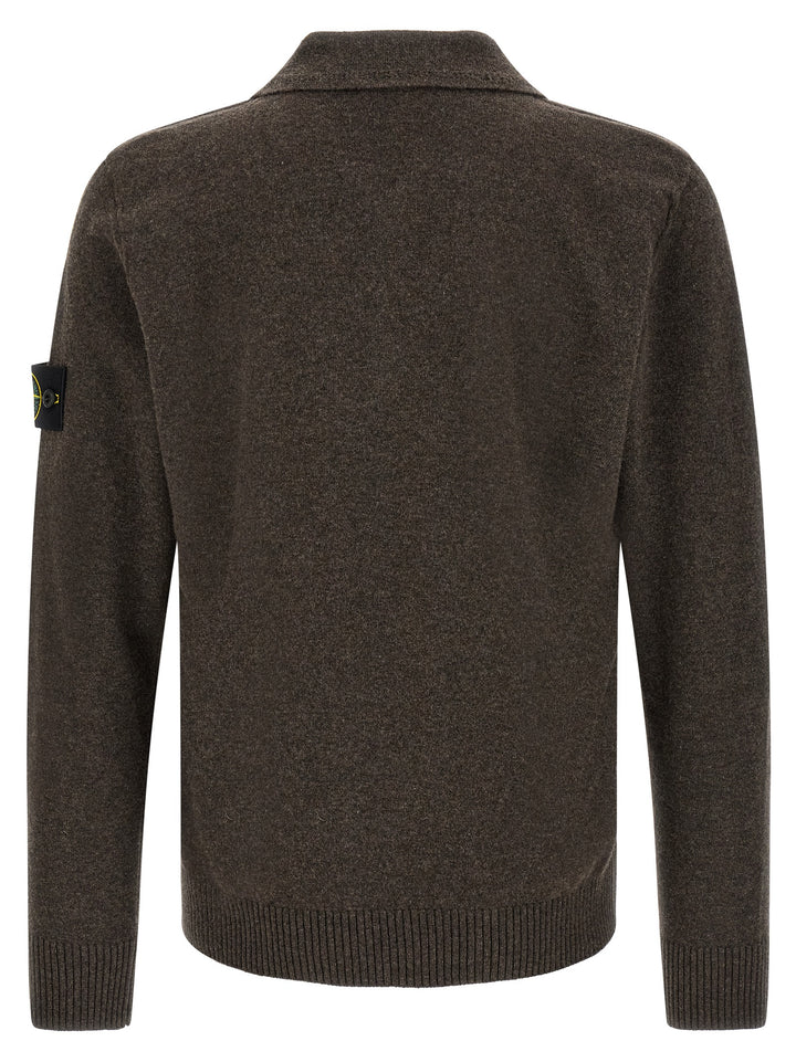 Stone Island Badge Stone Island Polo - Brown | 02d06ad9c4c2eefa44cb36ea7808d155e135d031
