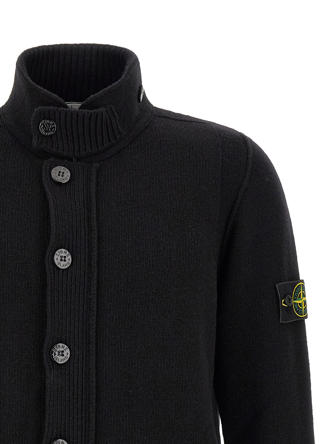 Stone Island 5100047 Sweaters and Cardigans - Black | 741cd139dd0c08b302ef02d373e66ac1d996413e