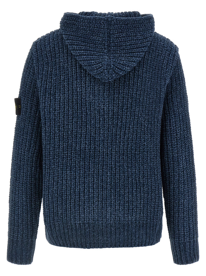 Stone Island 5100065 Sweaters and Cardigans - Blue | 4f16388e24c1ffa034e62a03bc0a8ee439f23da9