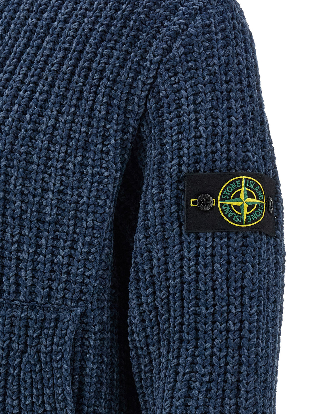 Stone Island 5100065 Sweaters and Cardigans - Blue | 28755c8816a451a6d8ba5aed03ae65003adbe010