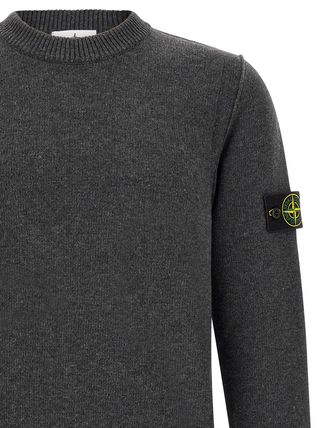 Stone Island 5100072 Sweaters and Cardigans - Gray | 6048e7c715f10e90b58b67012f31766a4b049e11