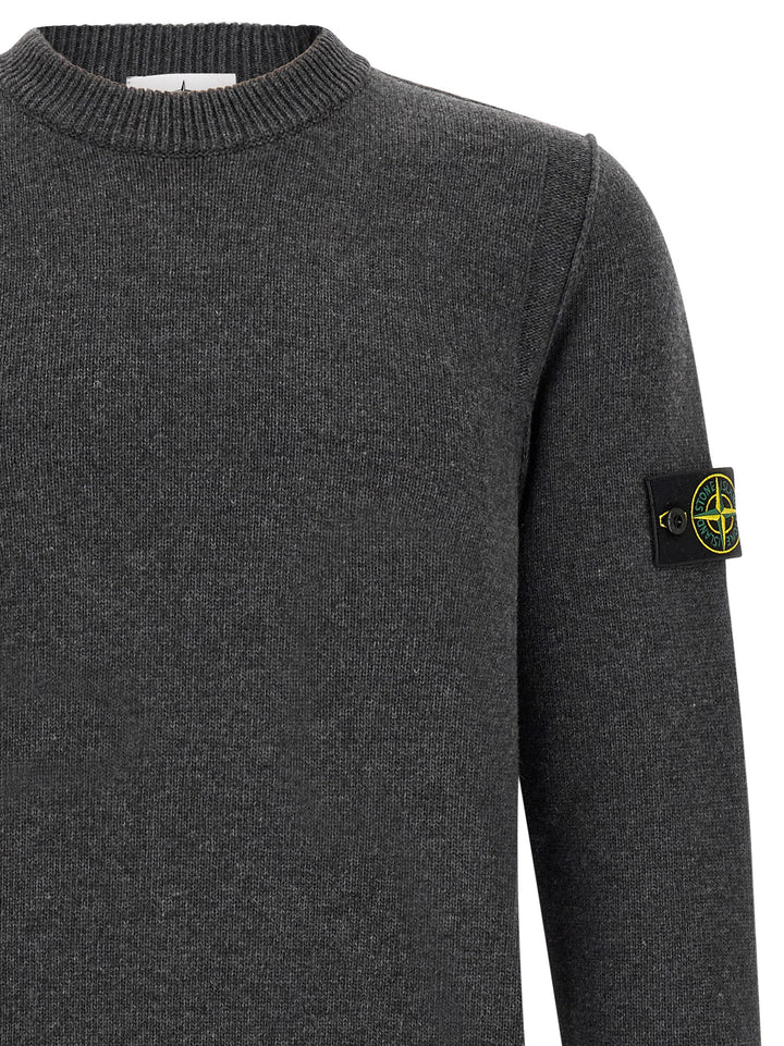 Stone Island 5100072 Sweaters and Cardigans - Gray | 6048e7c715f10e90b58b67012f31766a4b049e11