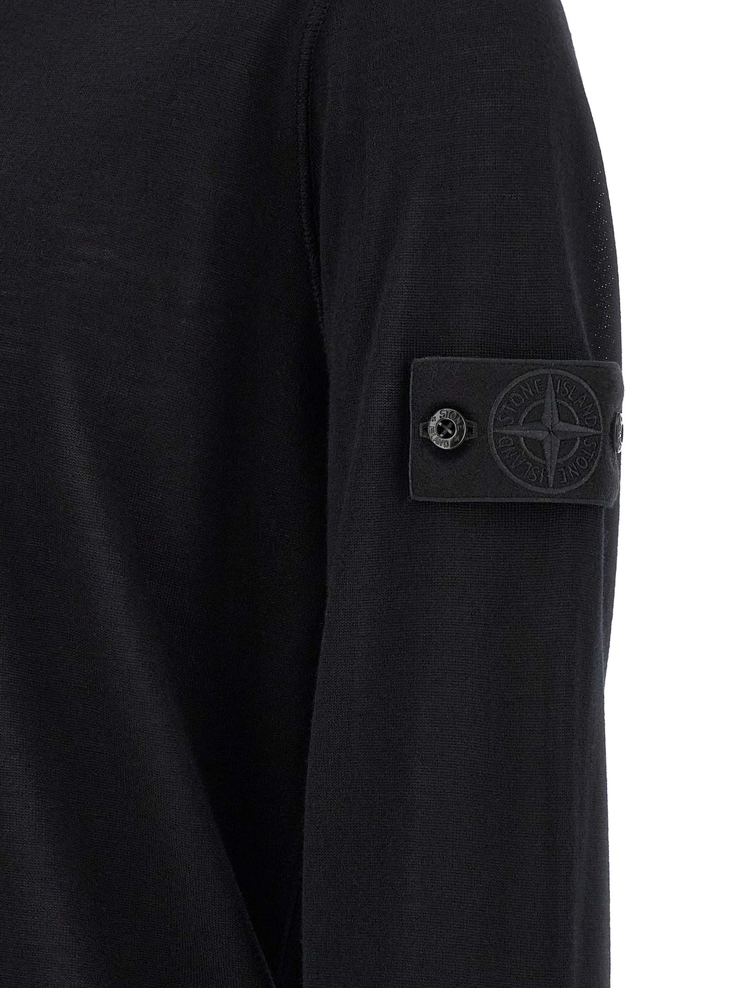Stone Island Badge Stone Island Ghost Sweaters and Cardigans - Black | 8b72f9cd63d54a3fb0952337a482d9519ca8ffcb