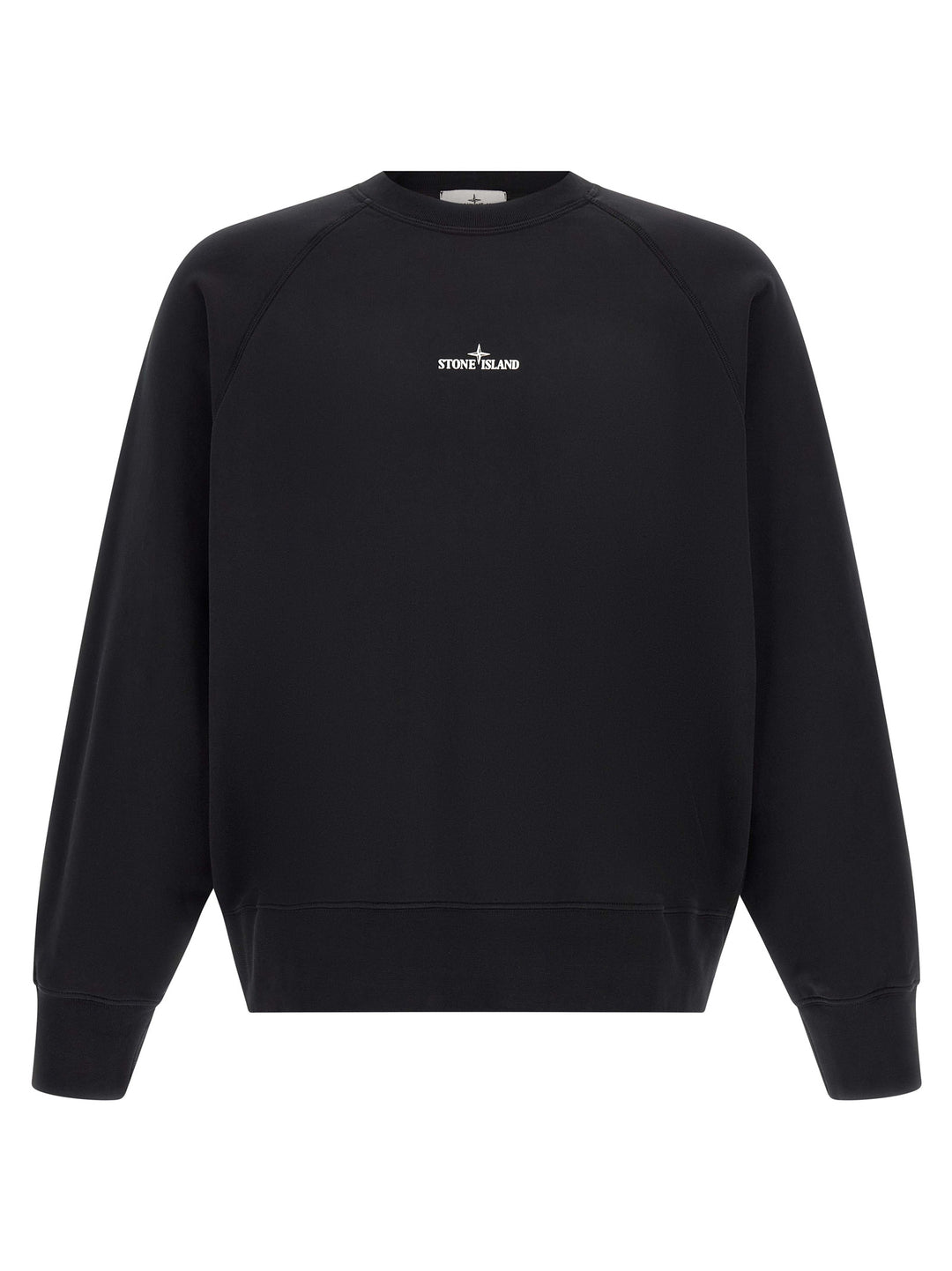 Stone Island Print Sweatshirt - Black | 27a51a9088cfea32de6a06f749eb9eecdb8dce98