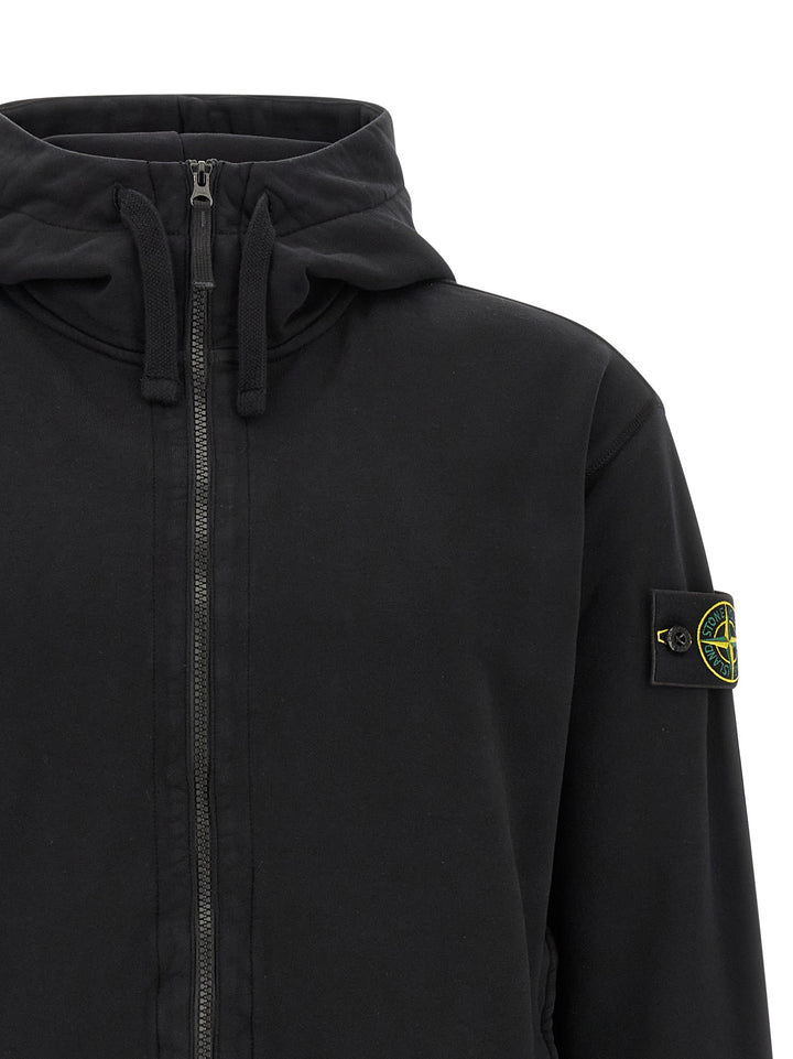 Stone Island 6100009 Sweatshirt - Black | 640abe70e98c461833097eec2a6b58854bde69bd