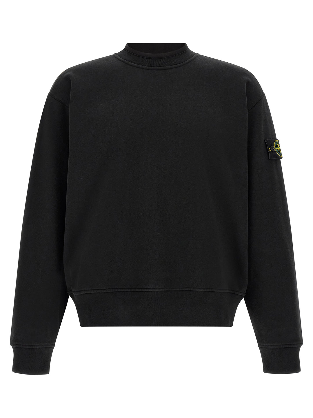 Stone Island Badge Stone Island Sweatshirt - Black | 965397904c9b83cd556d075f9f58af06853dc262