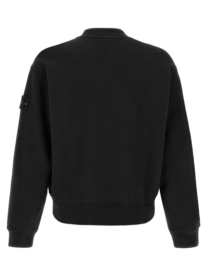 Stone Island Badge Stone Island Sweatshirt - Black | a0fc39fdfb5f3c24fd4da47f08e8f2d05d8df82b