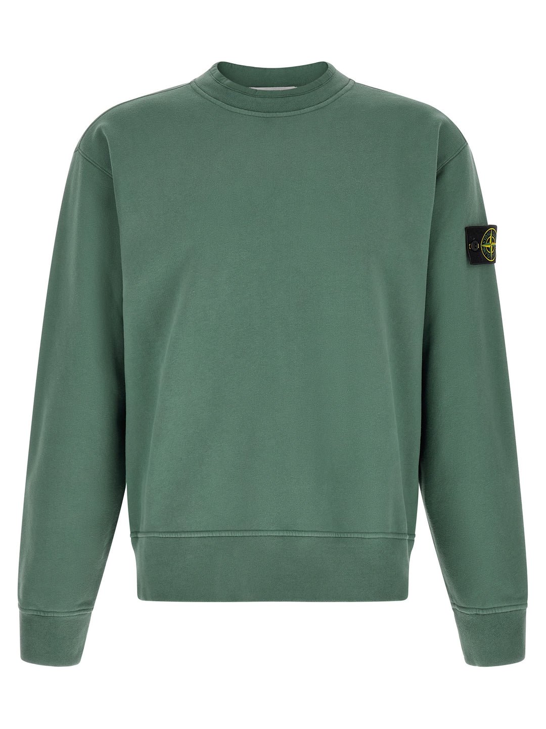 Stone Island Crewneck Sweatshirt - Green | 12653b0157b2149d396ca62785b3f7f716b80ffe