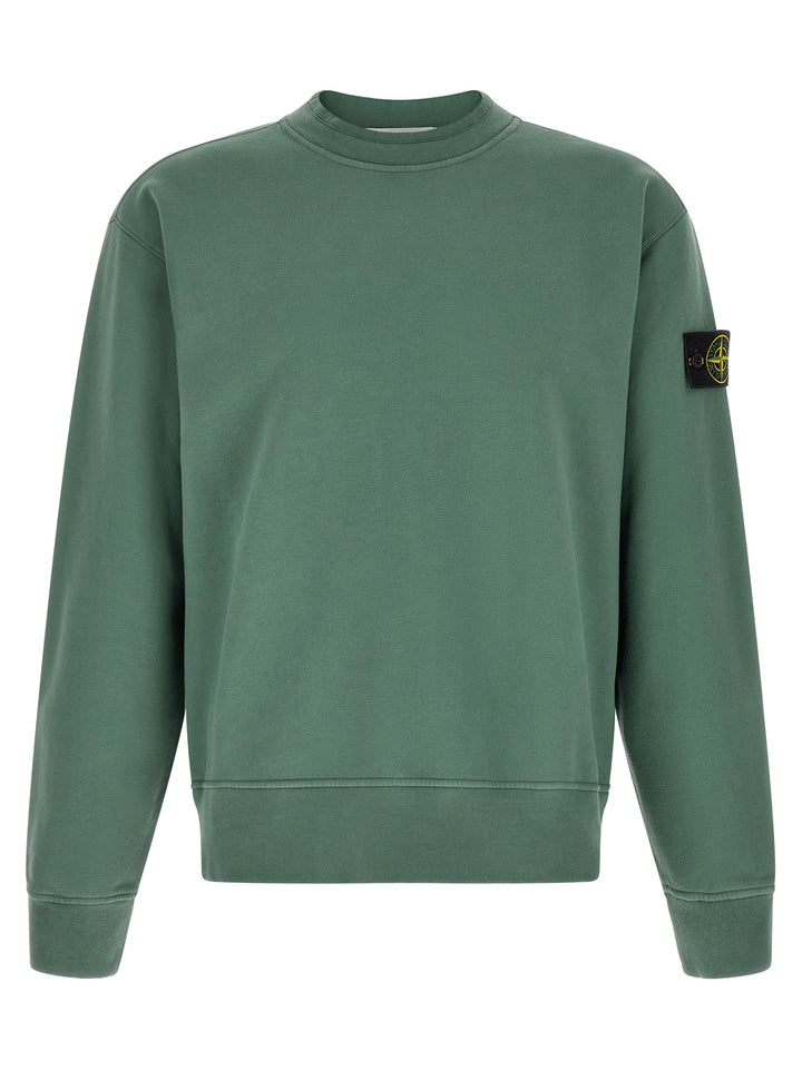 Stone Island Crewneck Sweatshirt - Green | 12653b0157b2149d396ca62785b3f7f716b80ffe