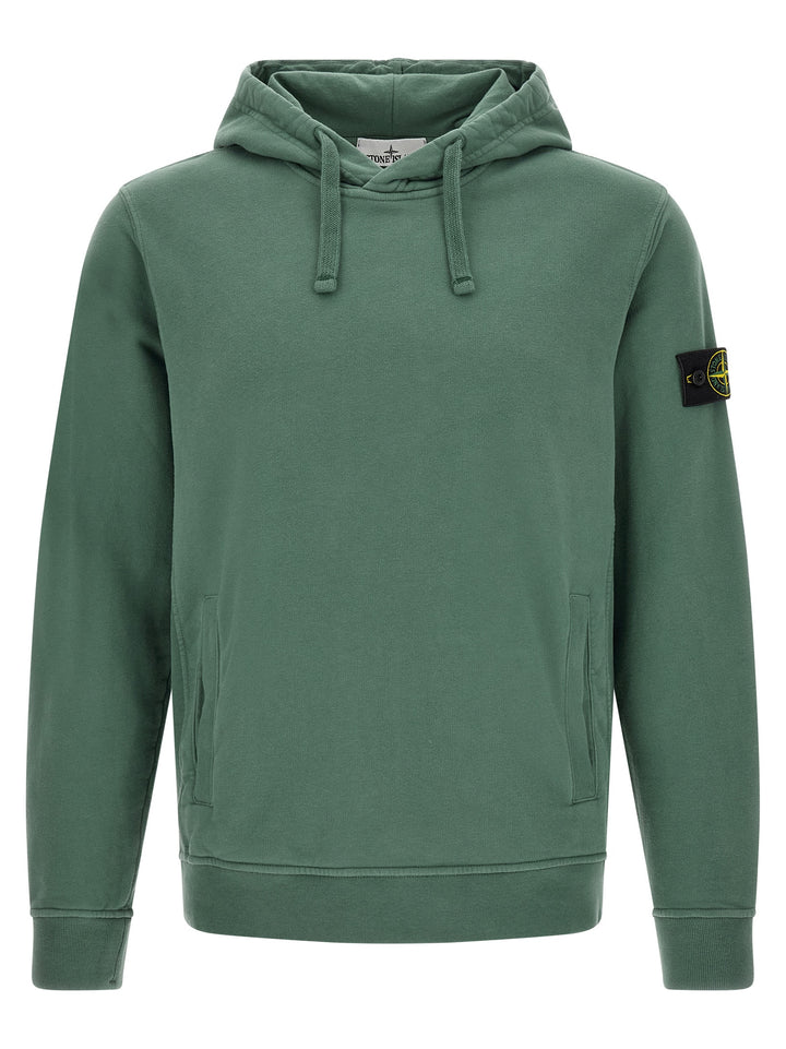 Stone Island Badge Stone Island Sweatshirt - Green | 9fc74354e462e0e90884ae8a15b630f000afb338