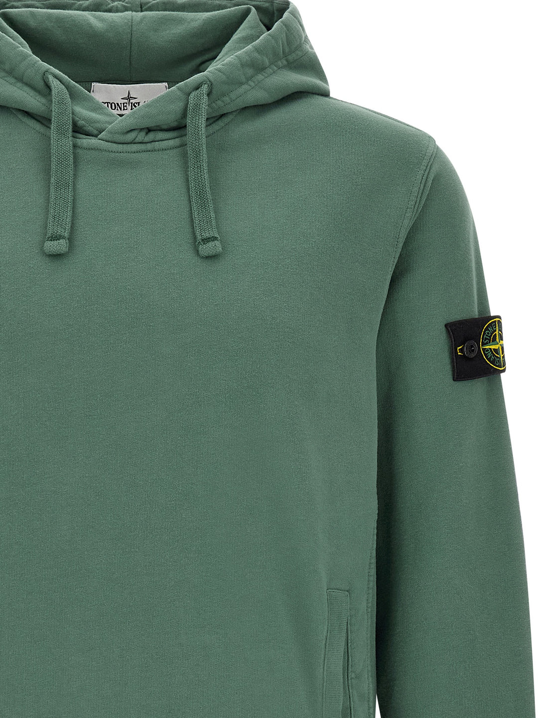 Stone Island Badge Stone Island Sweatshirt - Green | 12c6c028edac2762328cd686cb8b9c579210b022