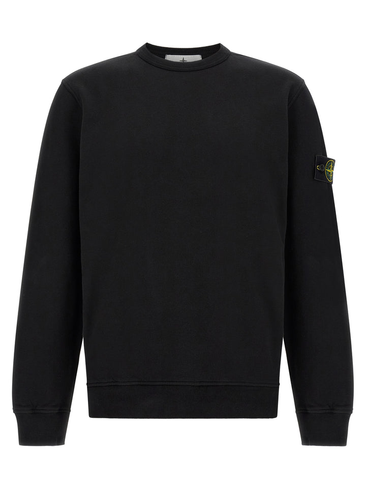 Stone Island Badge Stone Island Sweatshirt - Black | 295d4022ba9ff45929911f29fc863b1e49041af0