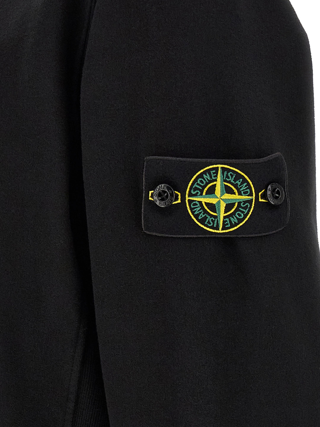 Stone Island Badge Stone Island Sweatshirt - Black | d75645489e33545bbd7c18714f366ae612bed603